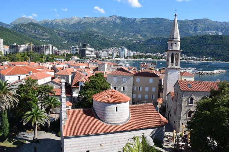 Budva Old Town view