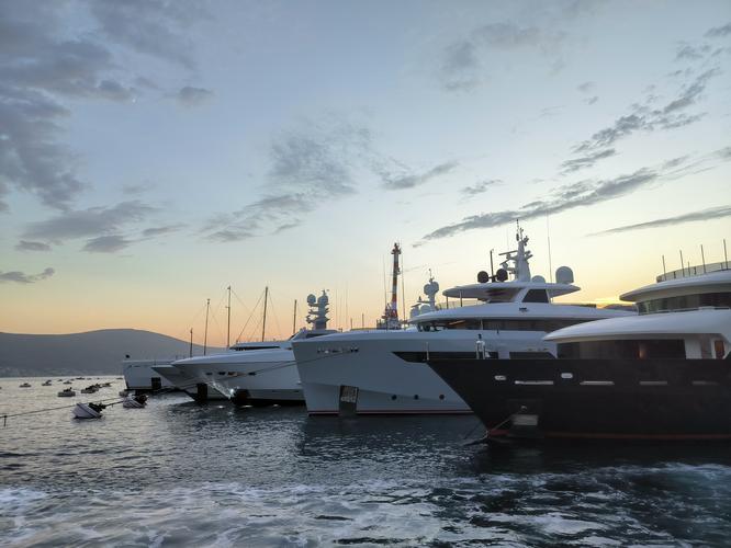 Porto Montenegro yachts, Tivat