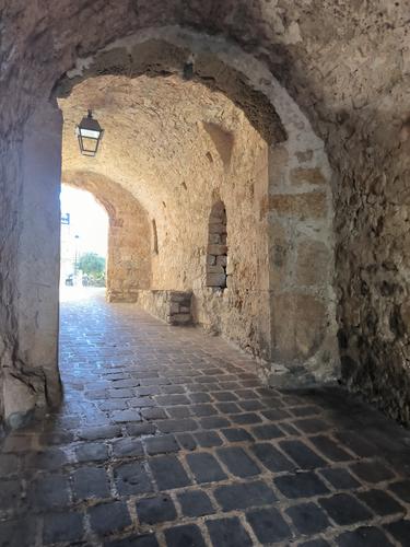 Fortress wall gate in Ulcinj